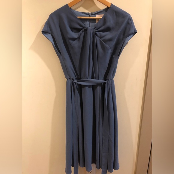 Gal Meets Glam Blue Bow Dress - Picture 1 of 2